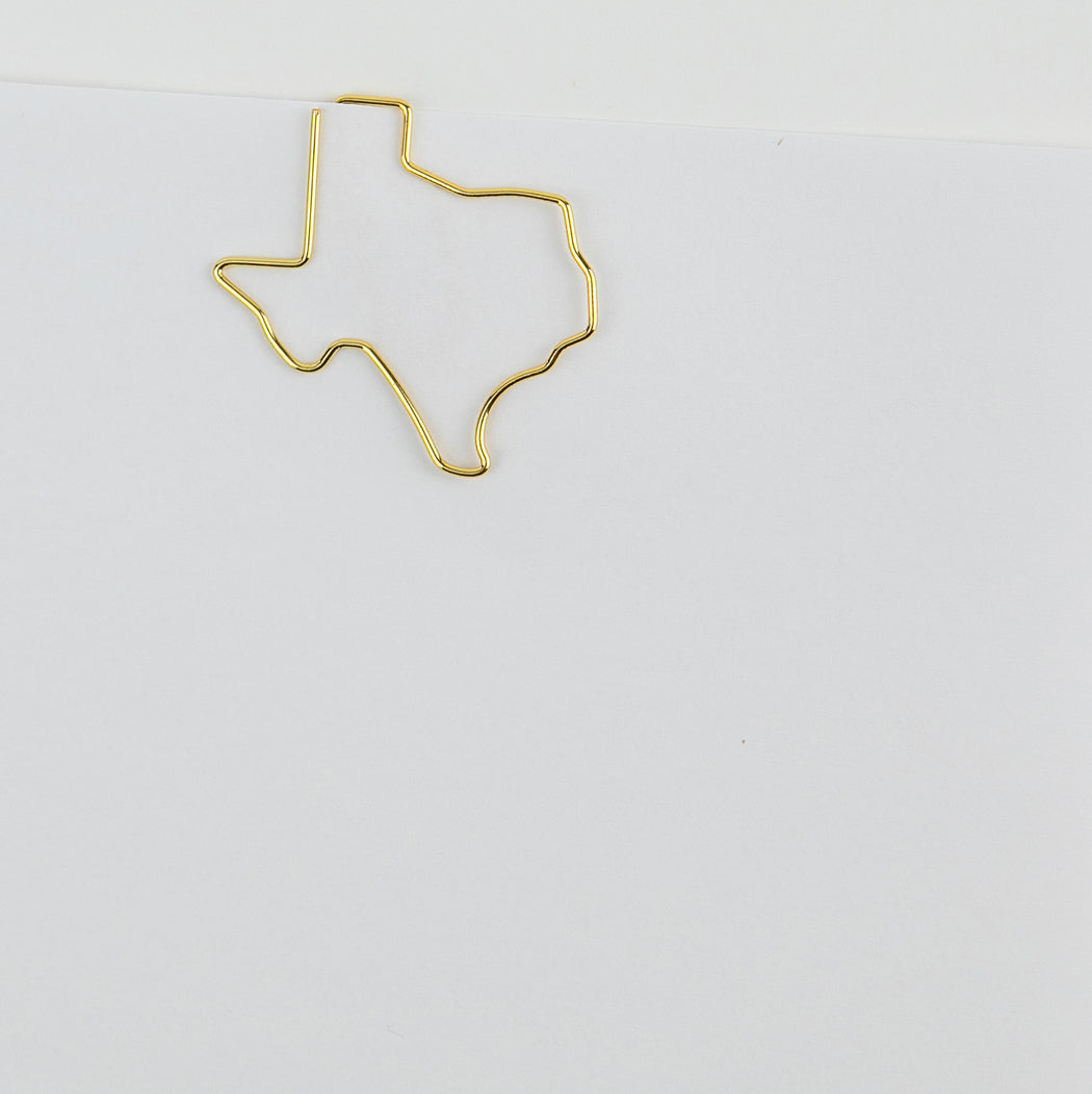Chez Gagné - Paper Clip Pack - Texas State - Pack of 25
