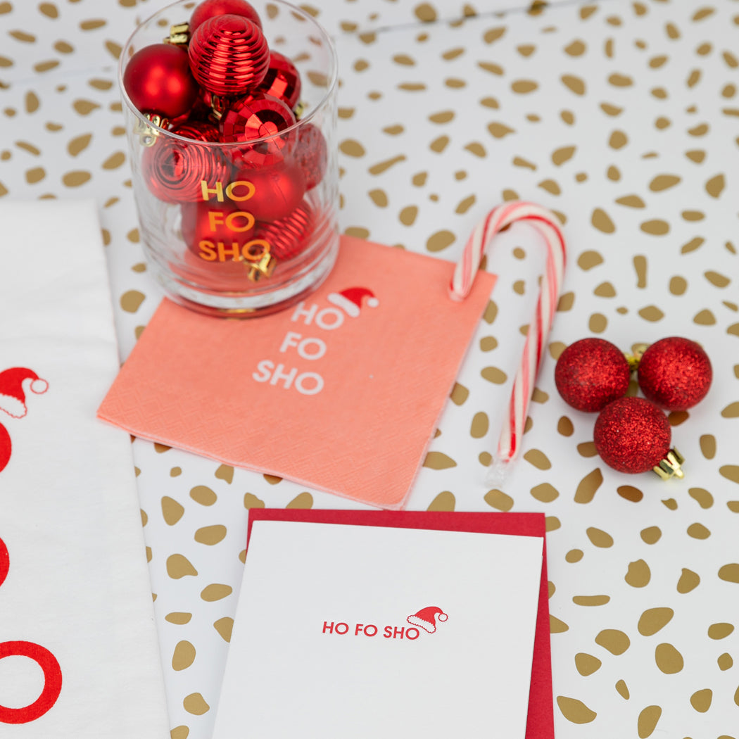 Ho Fo Sho - Letterpress Card