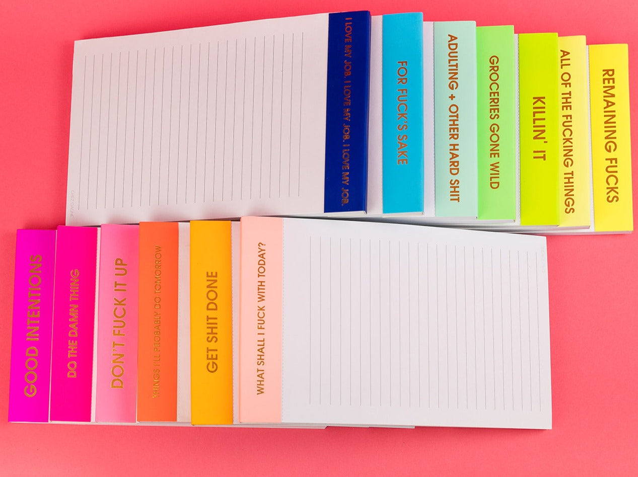 Good Intentions - Lined Notepad
