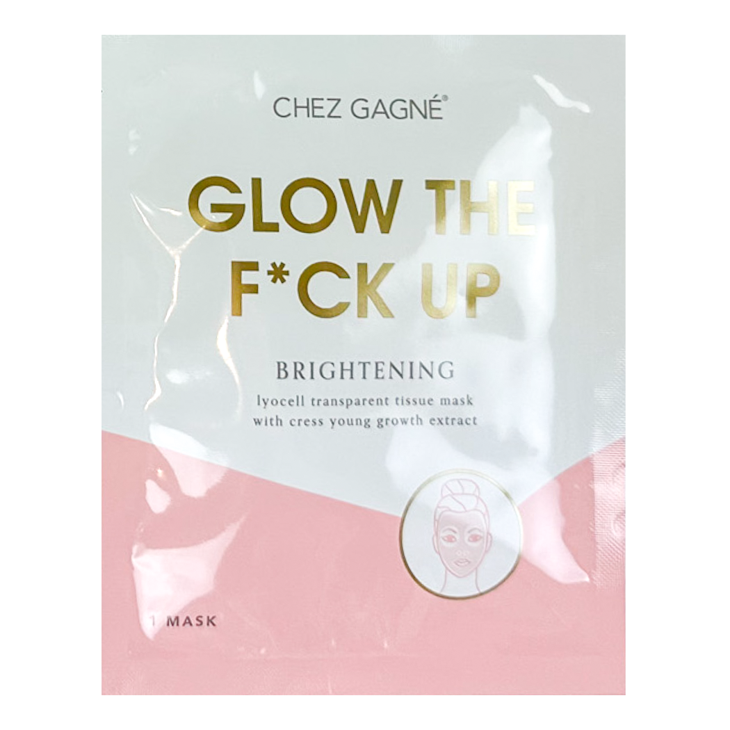 *FREE* Glow the F*ck Up -  Facial Sheet Mask (Single)