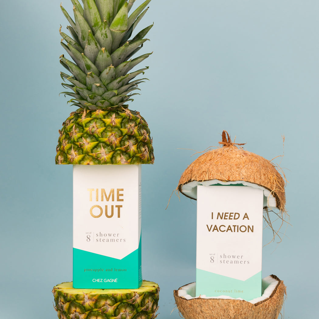 Time Out - Shower Steamers - Pineapple + Lemon