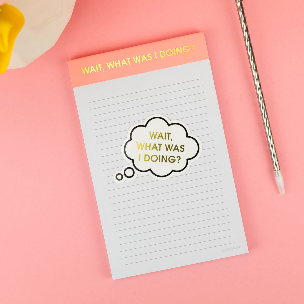 Wait, What Was I Doing? - Thought Bubble - Vinyl Sticker
