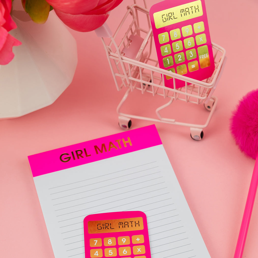 Girl Math - Calculator  - Funny Vinyl Sticker