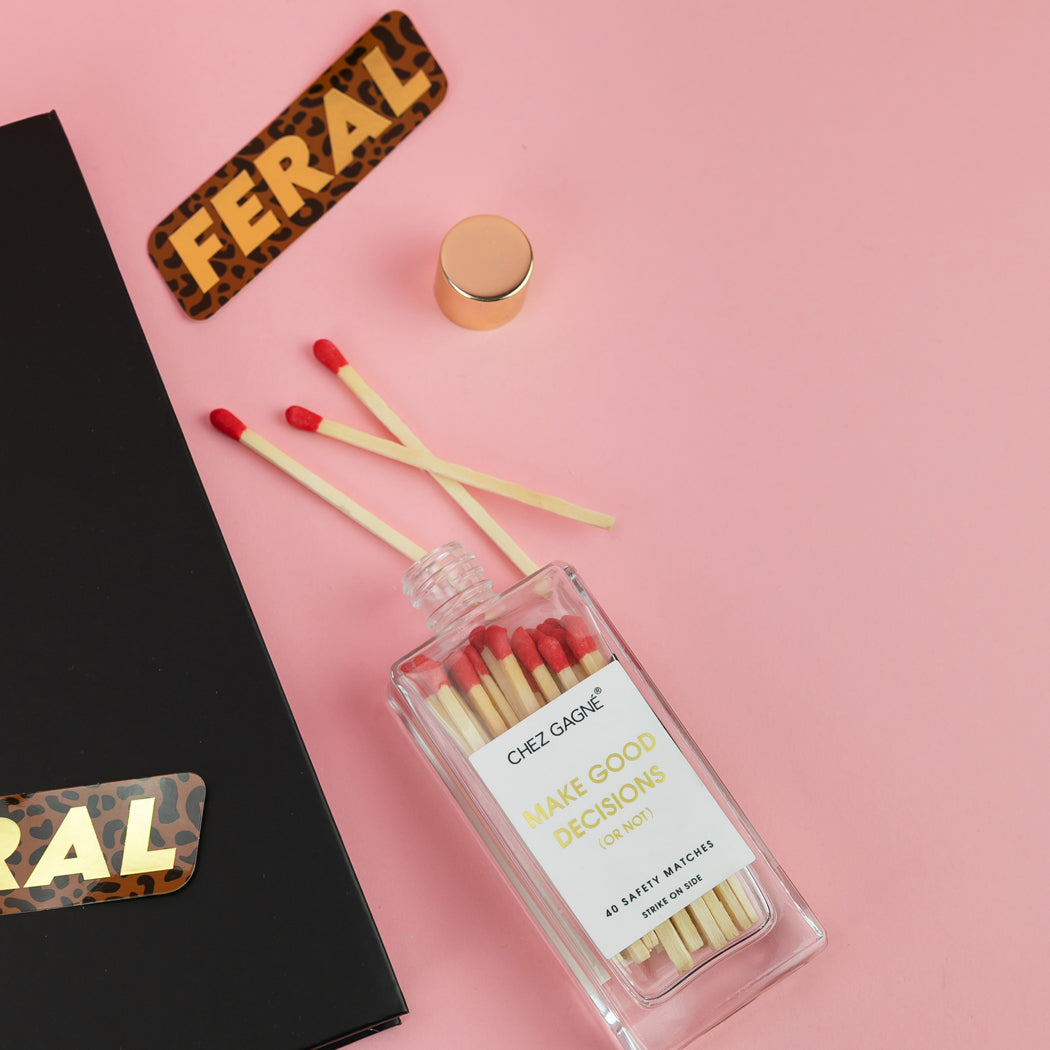 Feral  - Funny Vinyl Sticker