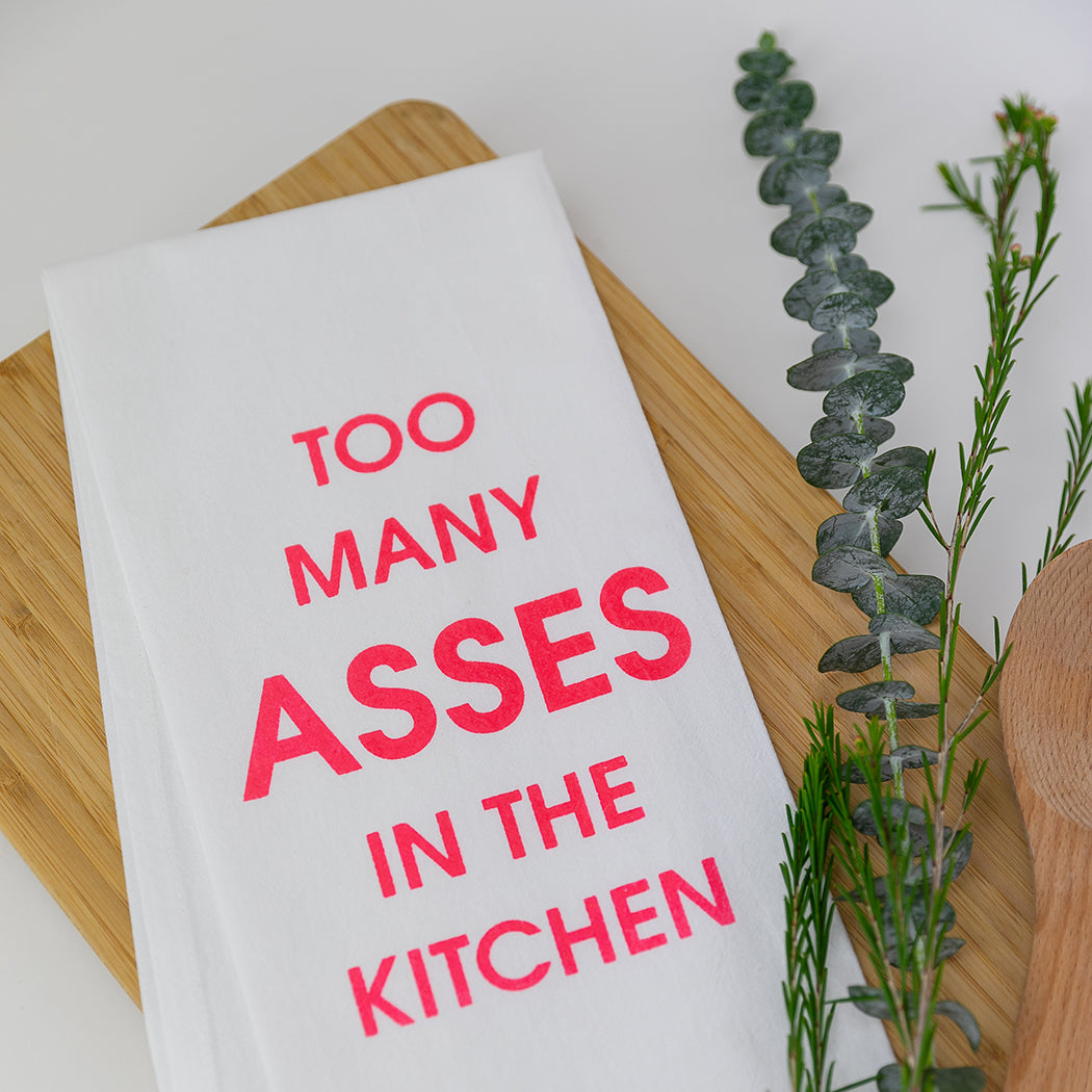 Too Many Asses In The Kitchen - Tea Towels - Thumbnail 5