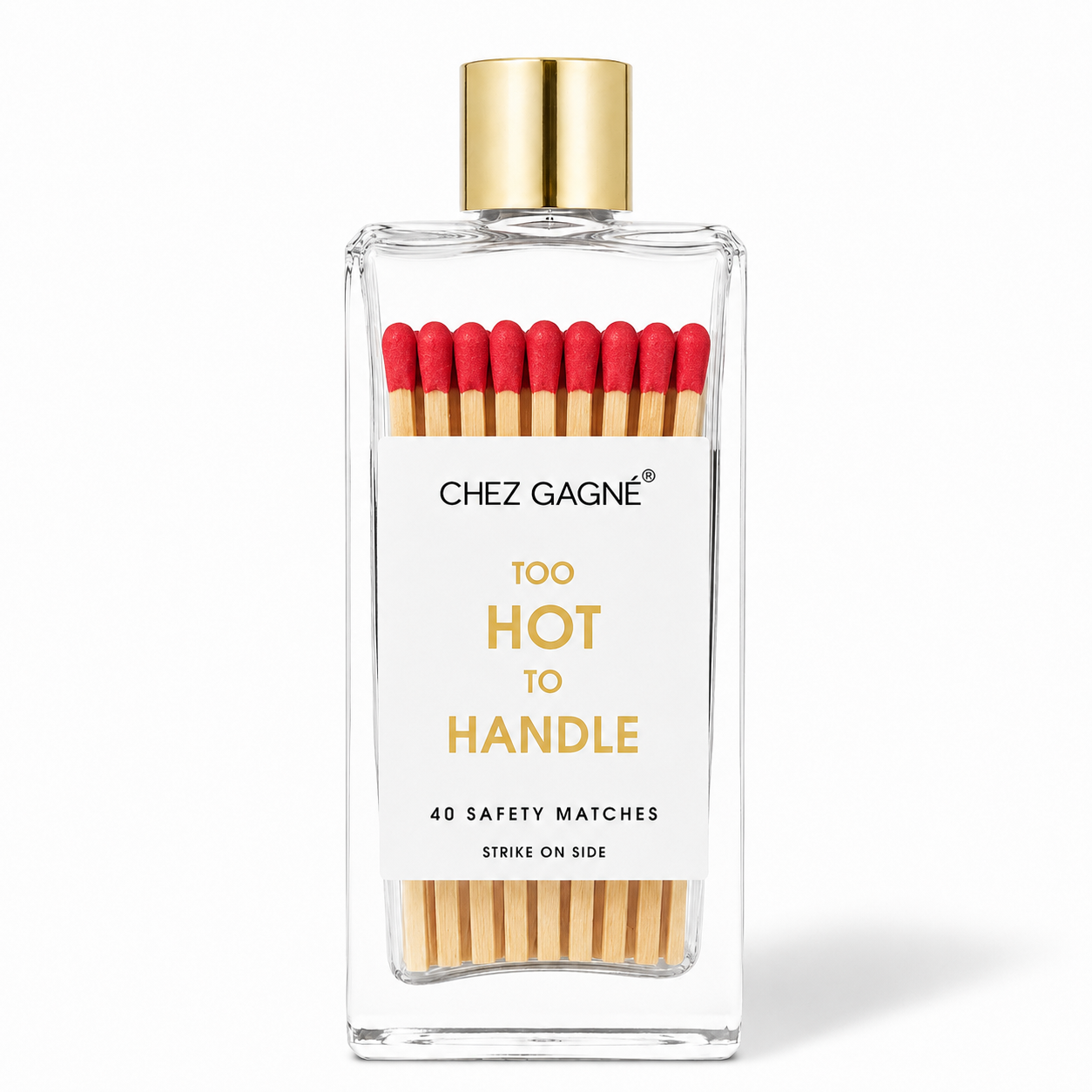 Too Hot To Handle - Glass Bottle Safety Matches