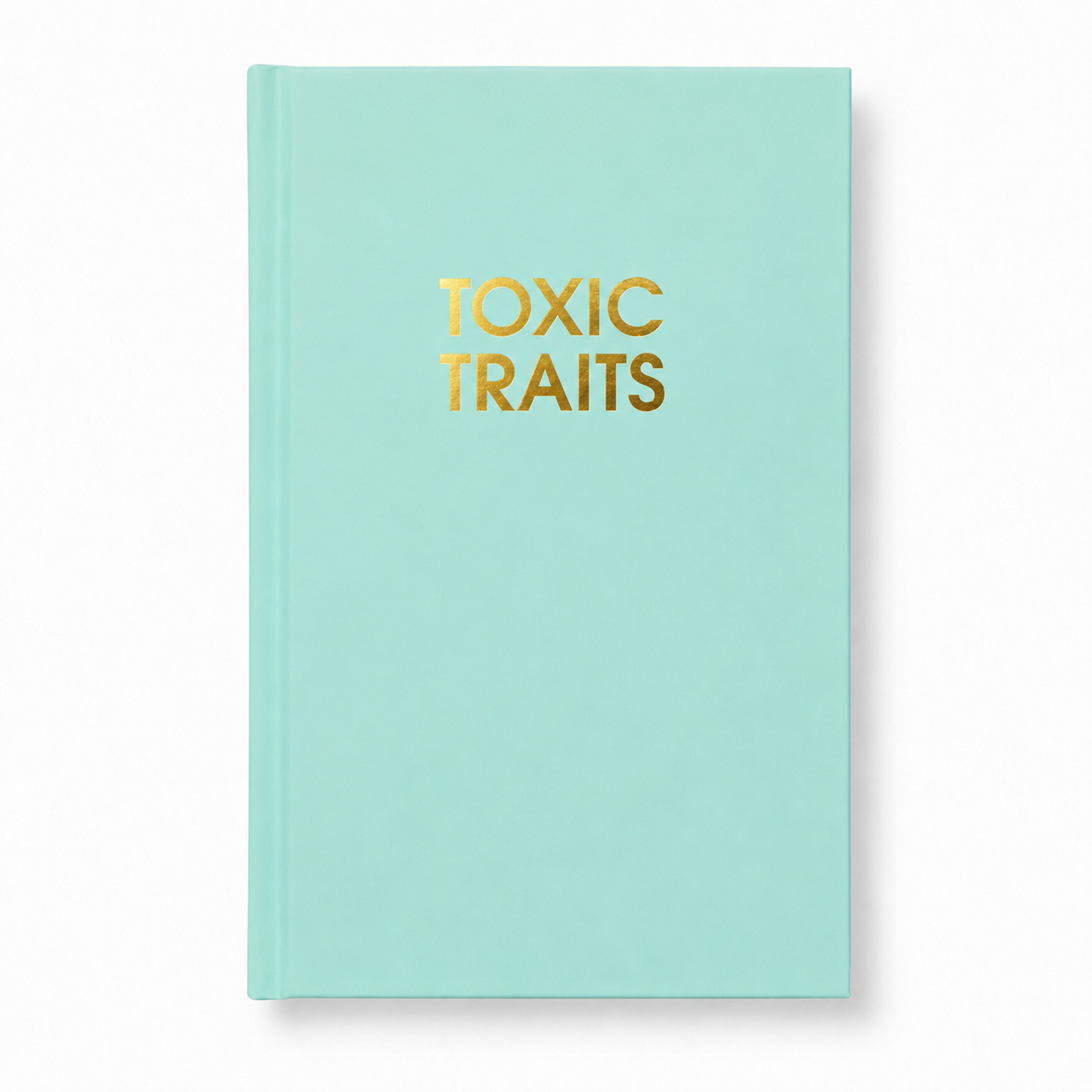 Toxic Traits - Sea Foam Green Hardcover Journal