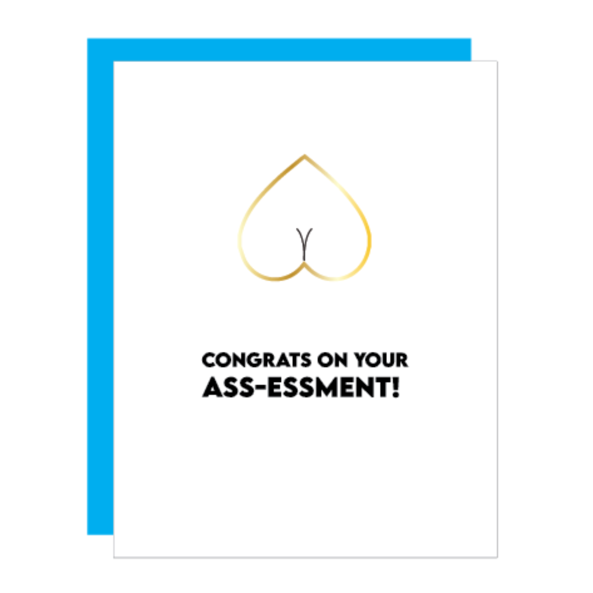 Congrats on Your Ass-essment - Colonscopy Awareness - Giving Back Paperclip Card