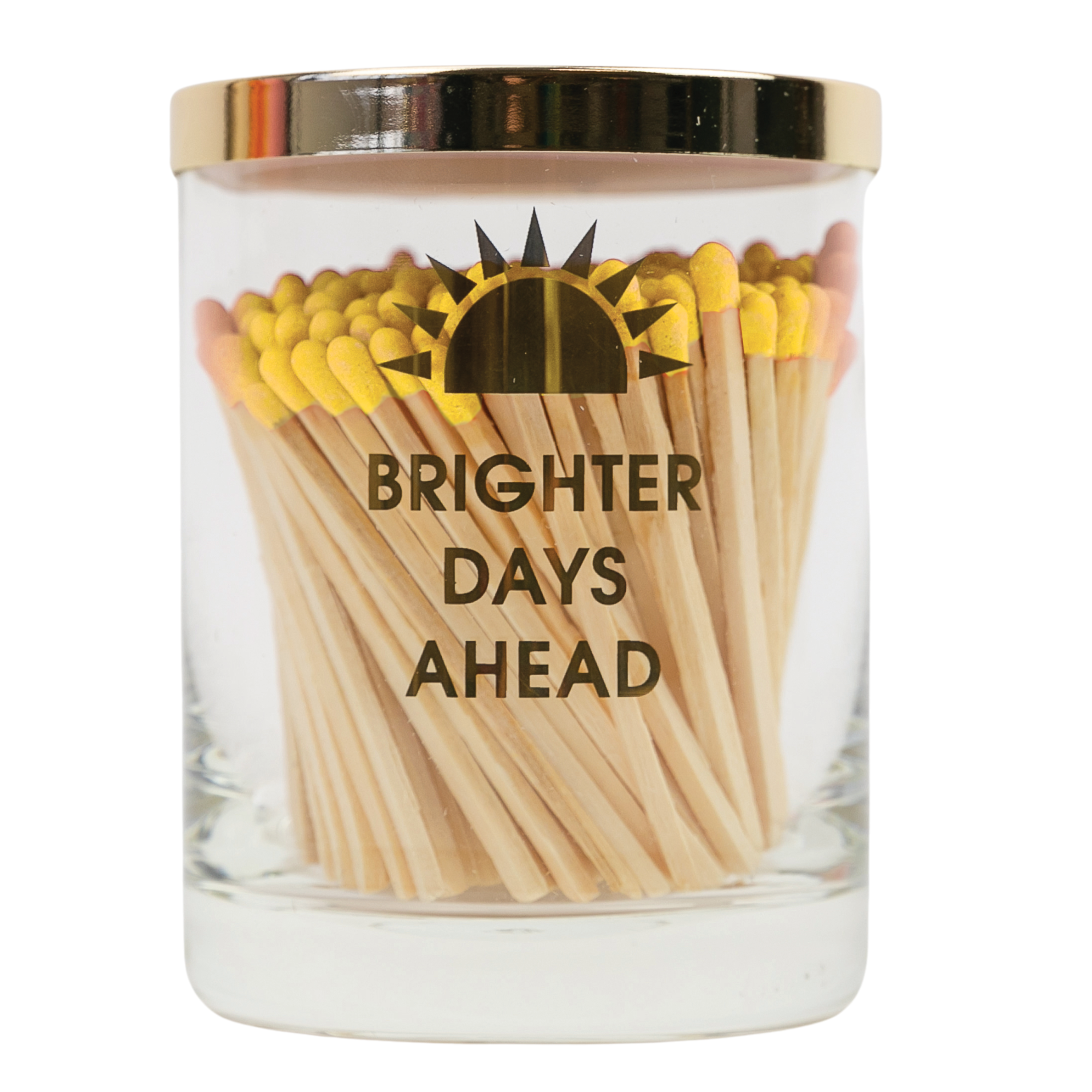 Match + Rocks Glass Duo - Brighter Days Ahead + Yellow Matches