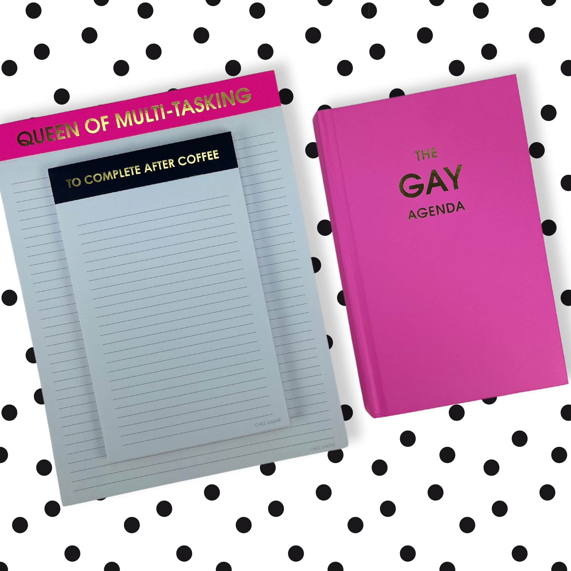 The Gay Agenda - Neon Rose Hardcover Journal