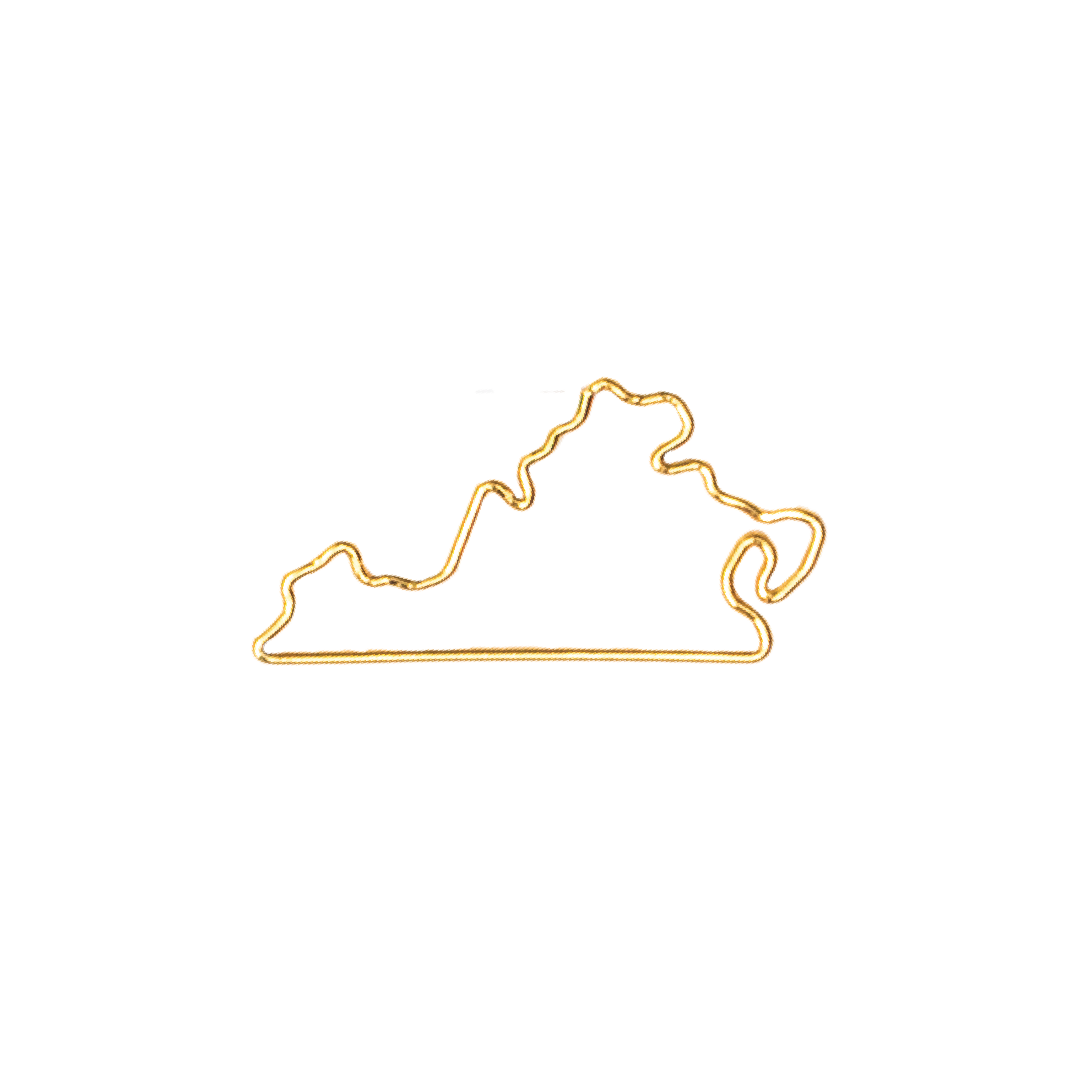 Virginia State - 25 Gold Paperclips