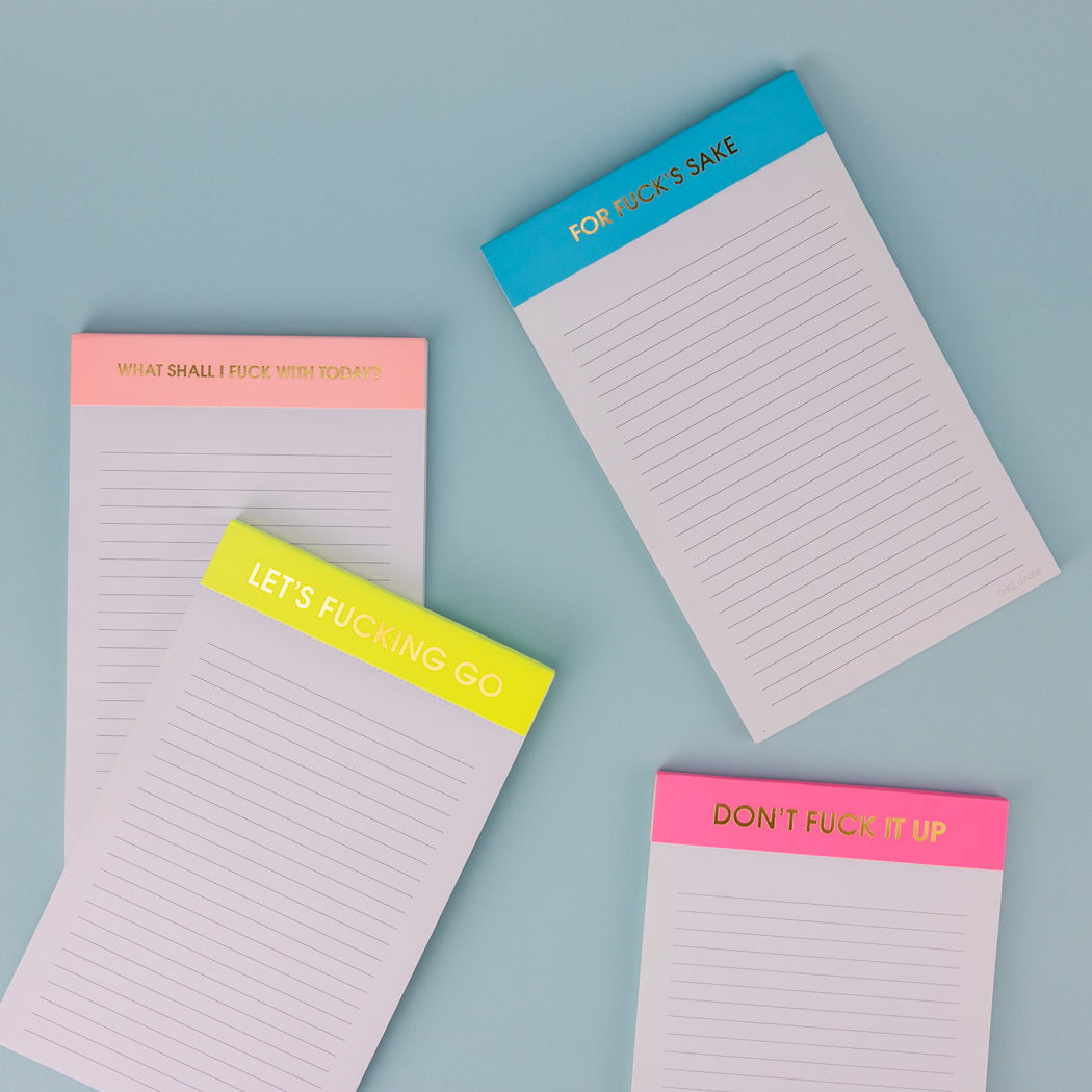 Let's Fucking Go - Lined Notepad
