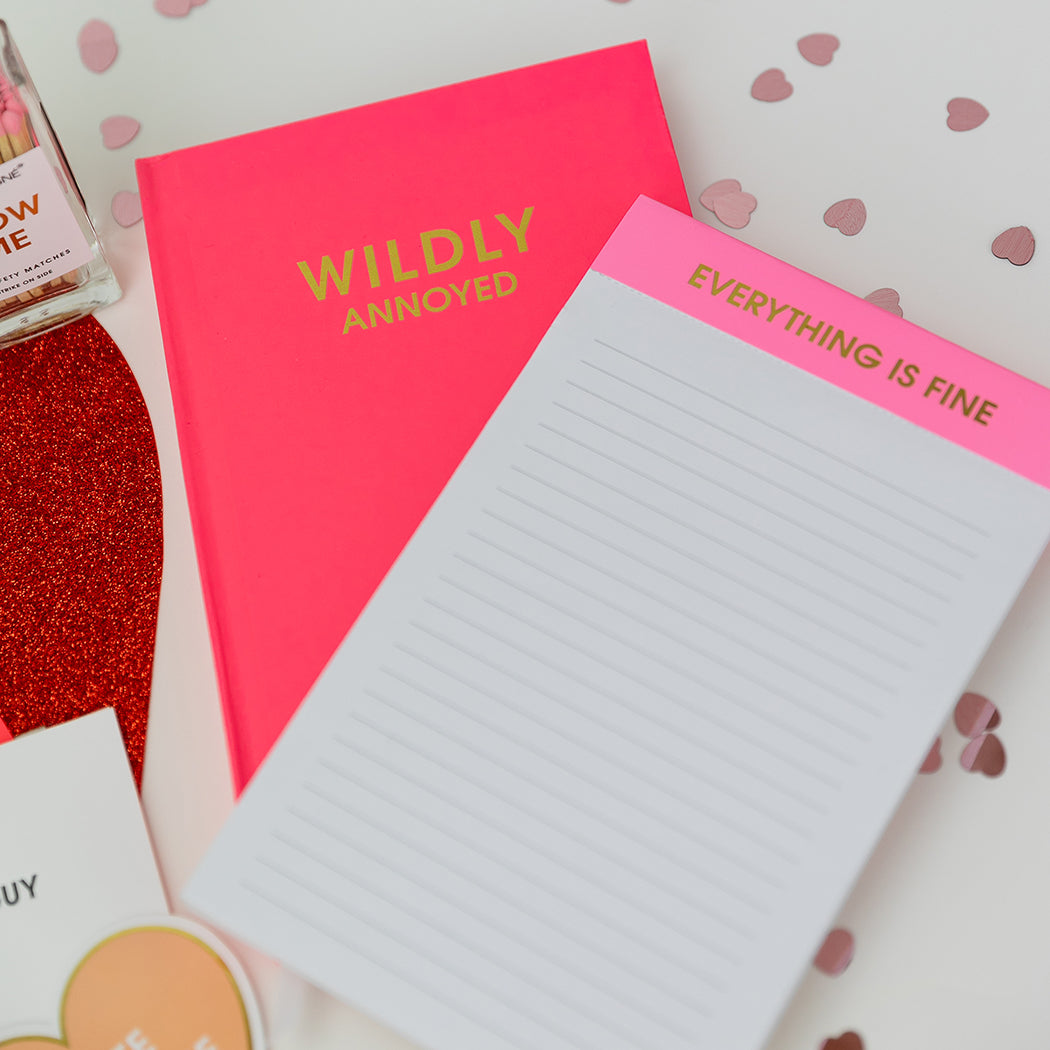 Everything is Fine - Lined Notepad