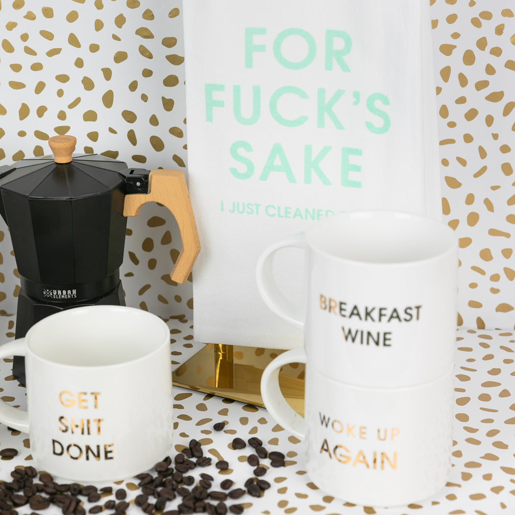 Where There's a Woman There's A Way - Gold Foil Metallic Mug