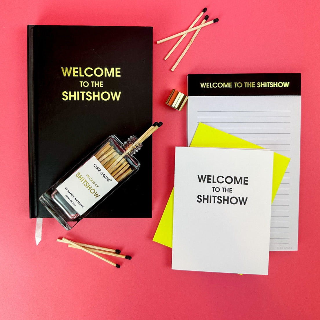Welcome to the Shitshow - Black Hardcover Journal