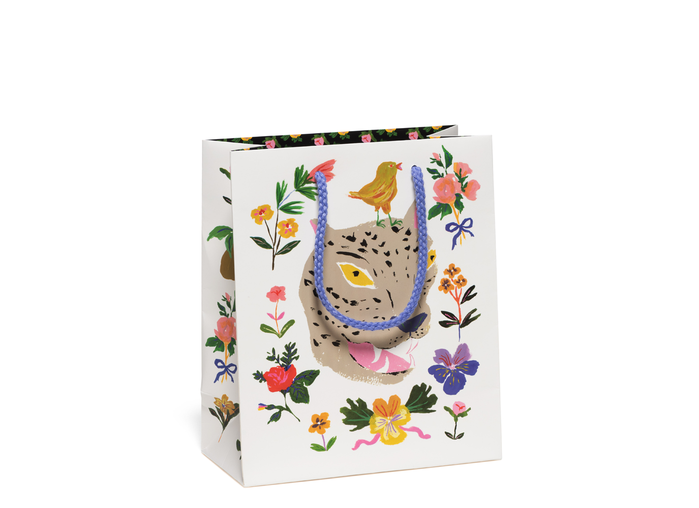 Red Cap Cards - Wildcats Gift Bag. Cheetah Print Gift Bag. Jungle Cat Gift Bag