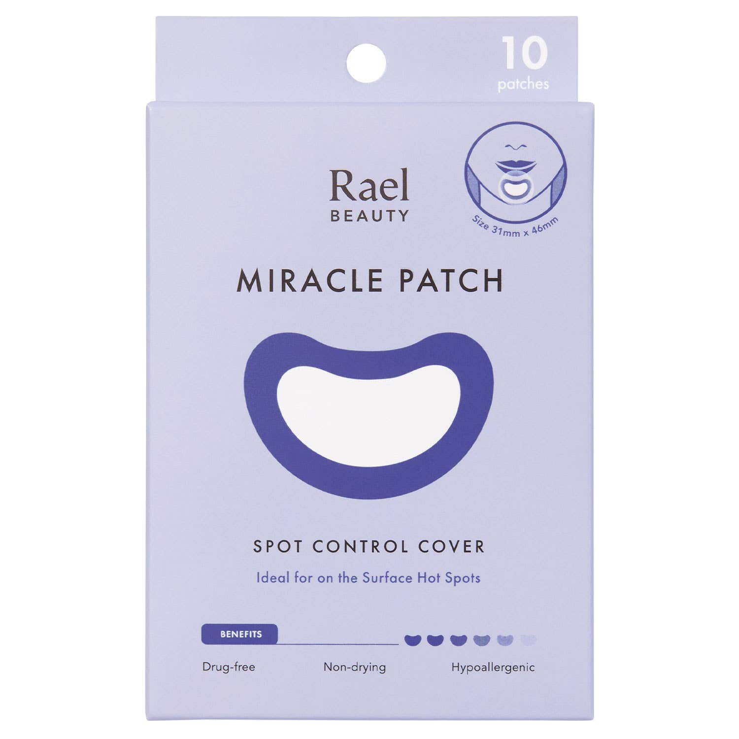 Miracle Patch Spot Control Cover Pimple Patch by Rael. Hot spot acne patch. Overnight acne patch. Patch for blemishes. Get rid of pimple overnight