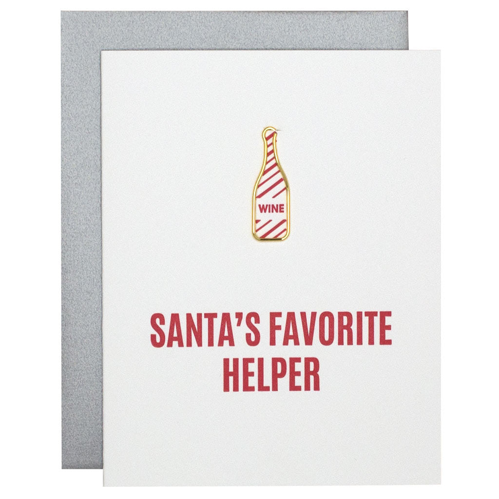 Santa's Favorite Helper - Paper Clip Card