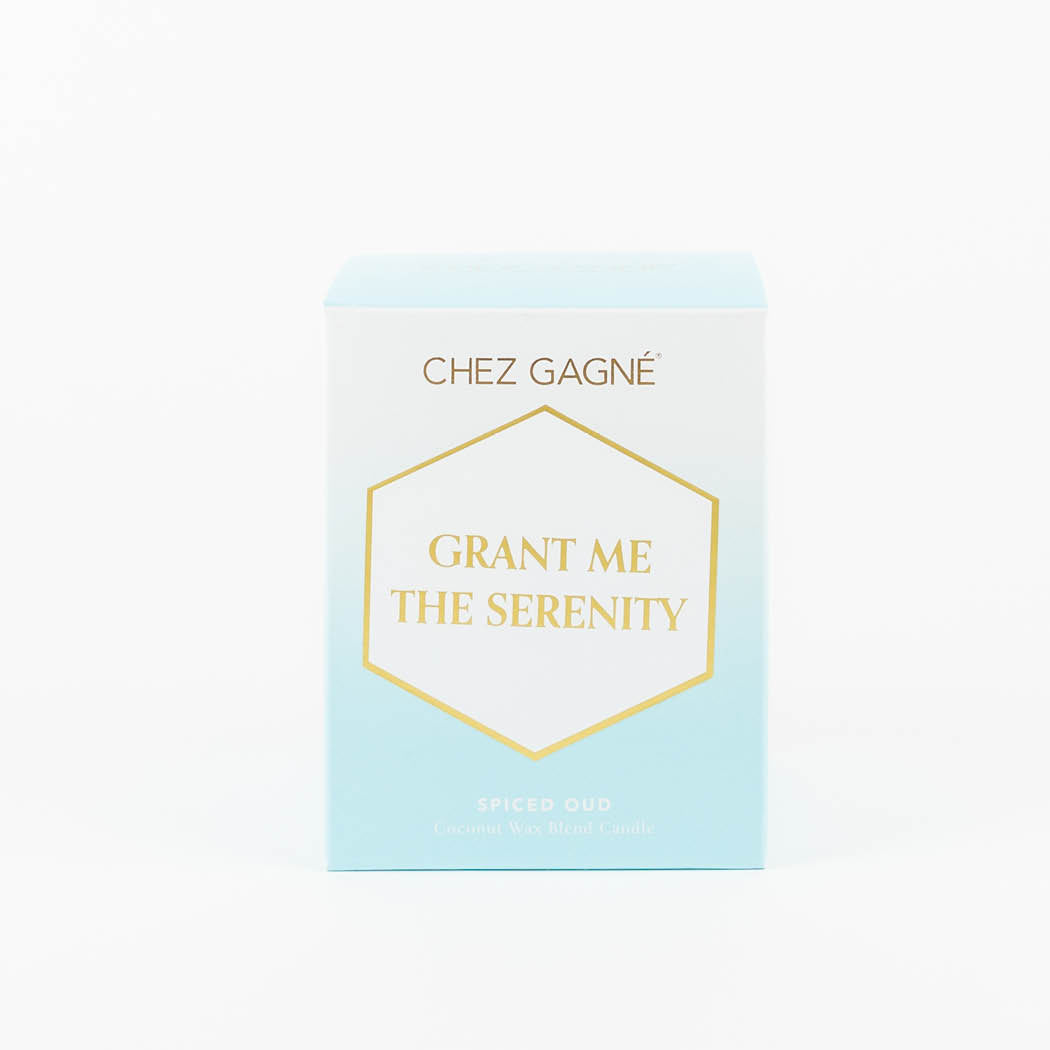 Grant Me The Serenity - Painted Candle in Gift Box
