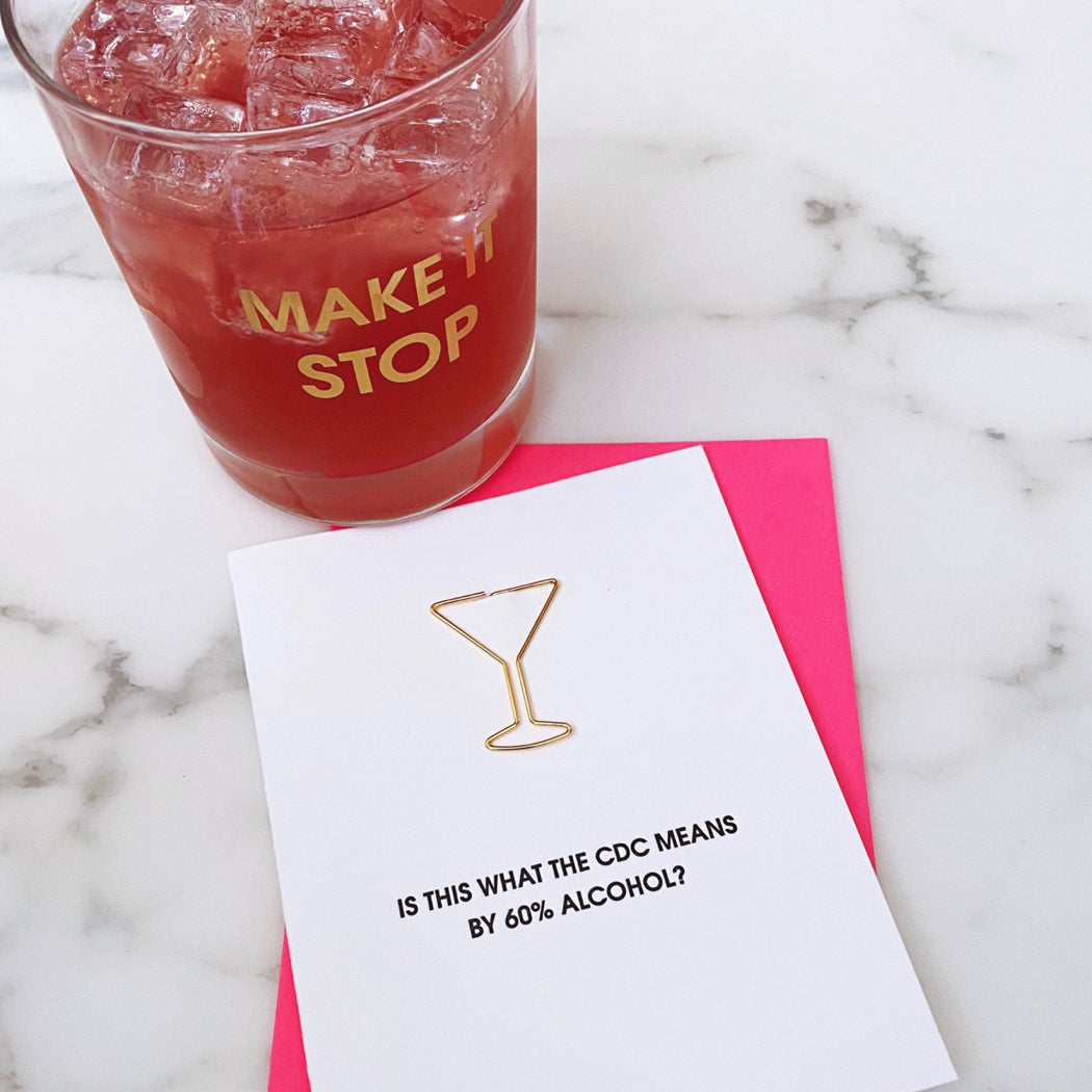 Make It Stop - Rocks Glass