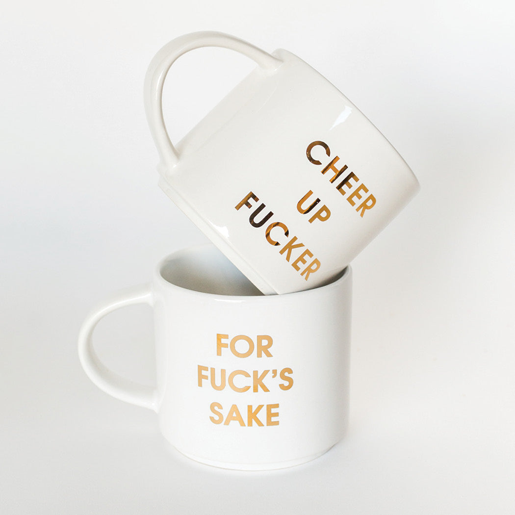 Chez Gagné Swearing Mugs For Fuck's Sake