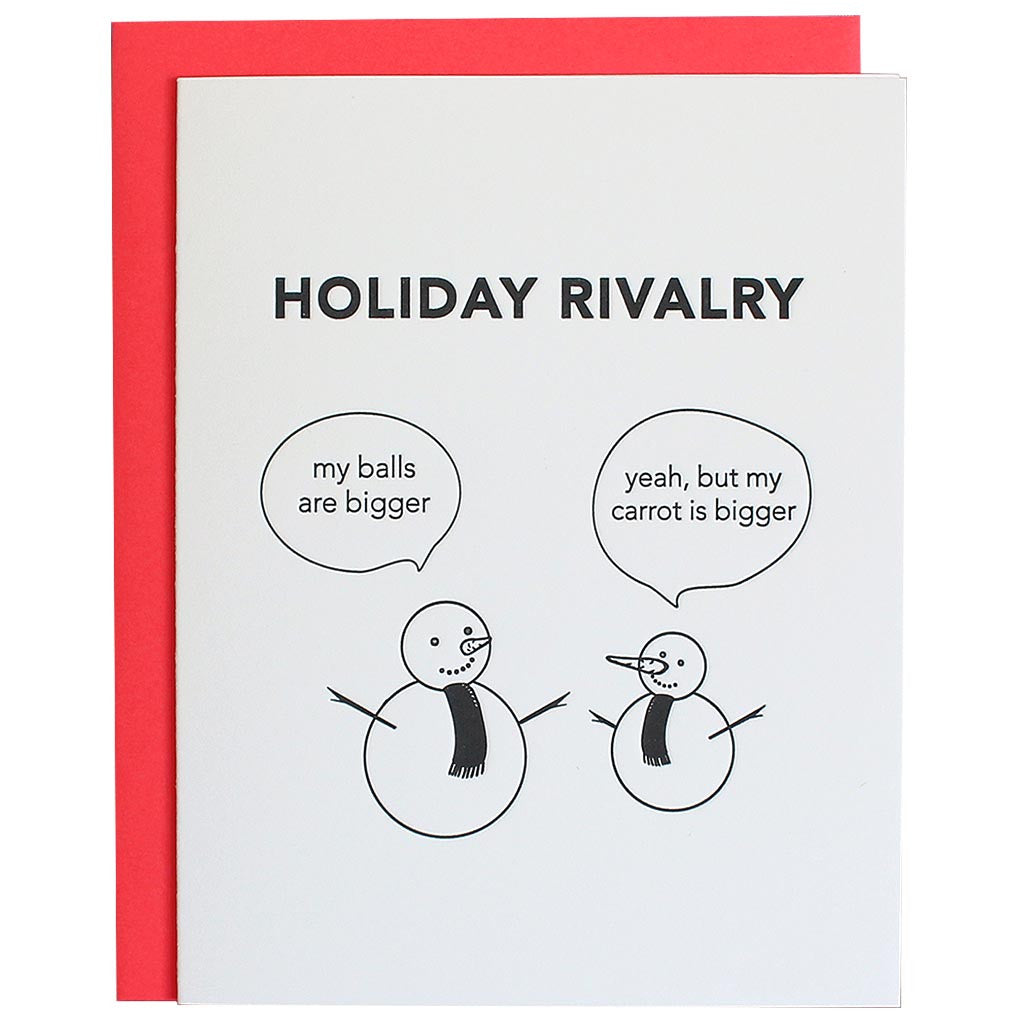 Holiday Rivalry Greeting Card