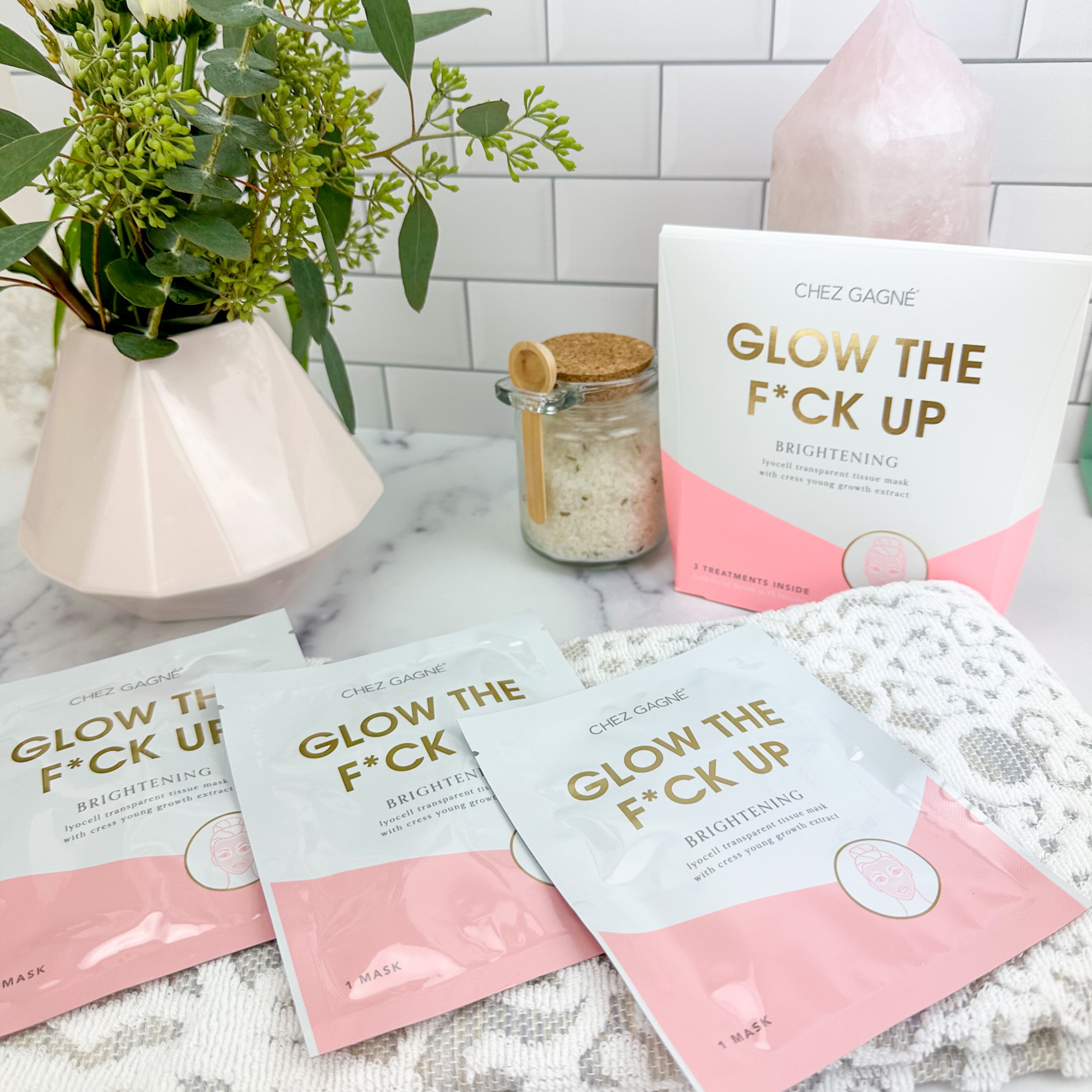 Glow the F*ck Up - Facial Sheet Masks - Brightening
