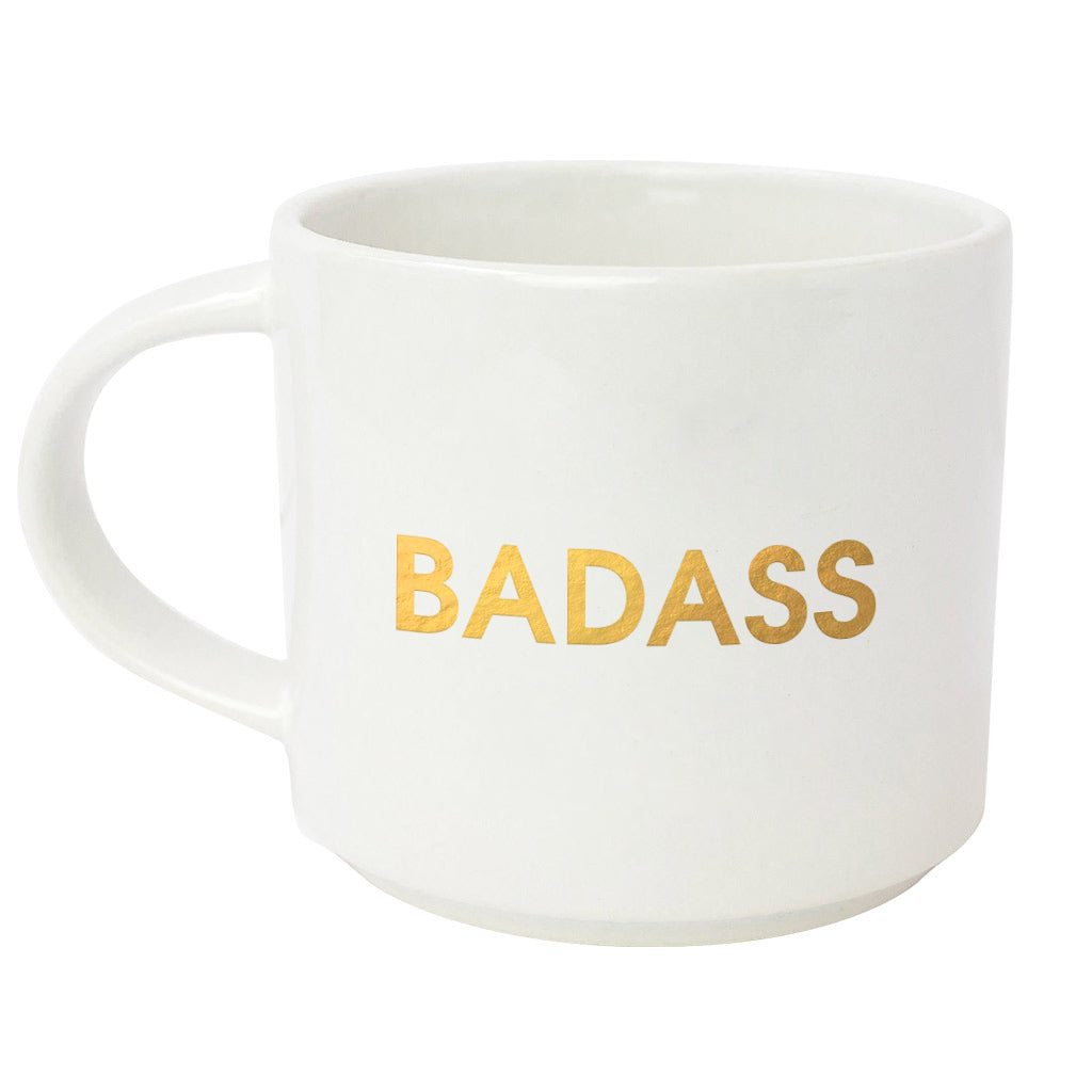 Badass Gold Metallic Mug