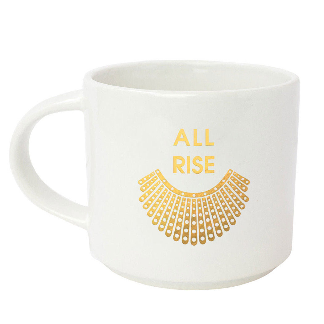All Rise - RBG Collar Gold Metallic Mug