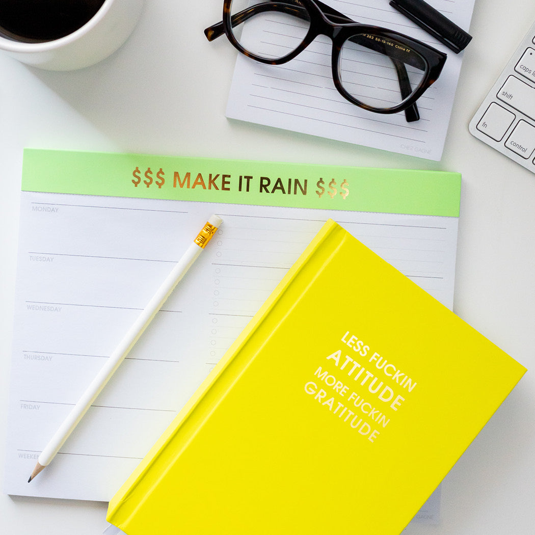 Make it Rain - Weekly Planner Pad