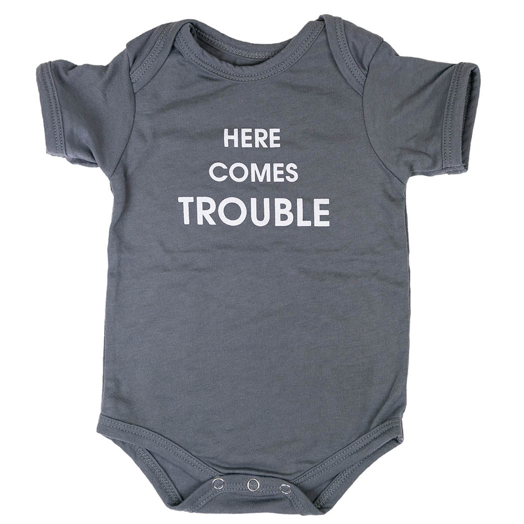 Here Comes Trouble - Baby Onesie