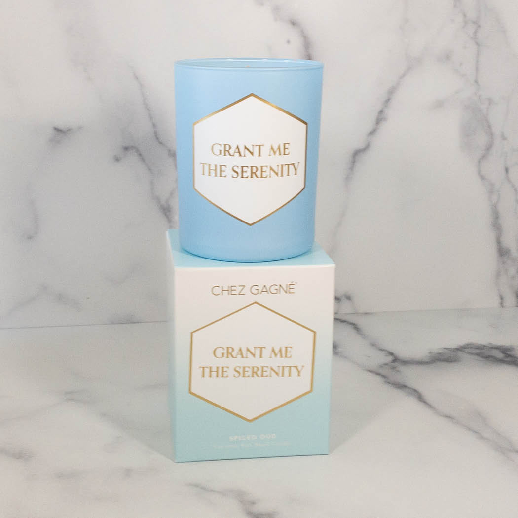 Grant Me The Serenity - Painted Candle in Gift Box