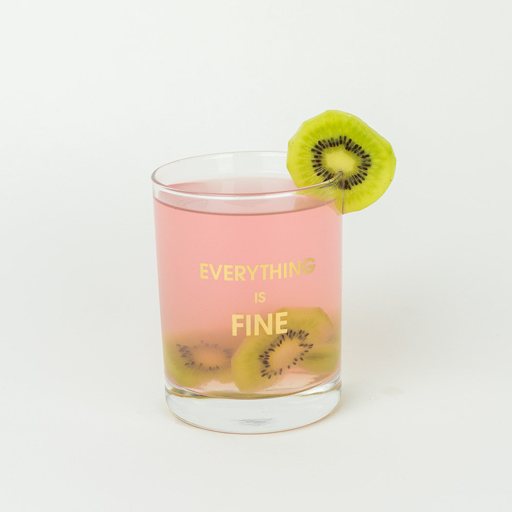 Everything is Fine Cocktail Glass by Chez Gagné