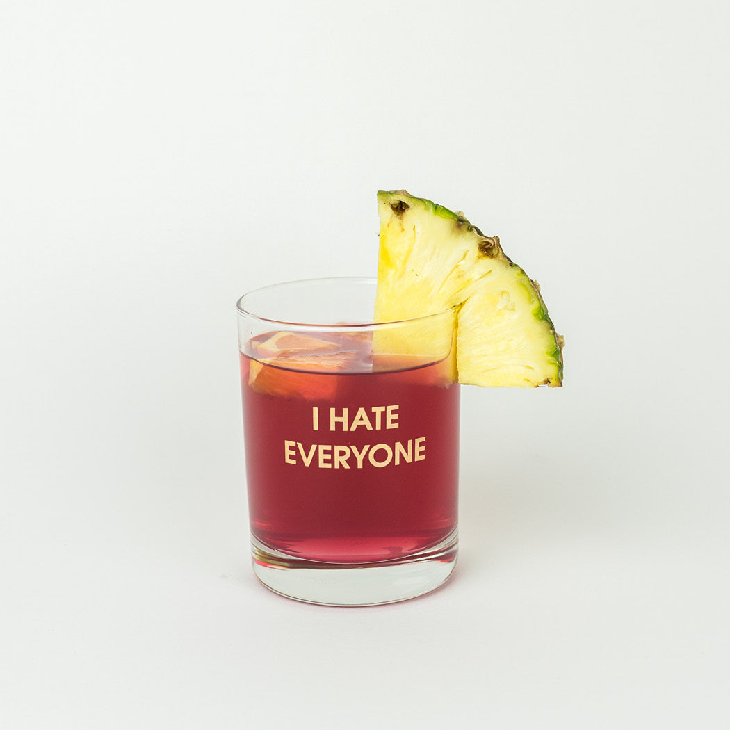 I Hate Everyone Cocktail Glass Chez Gagné Barware