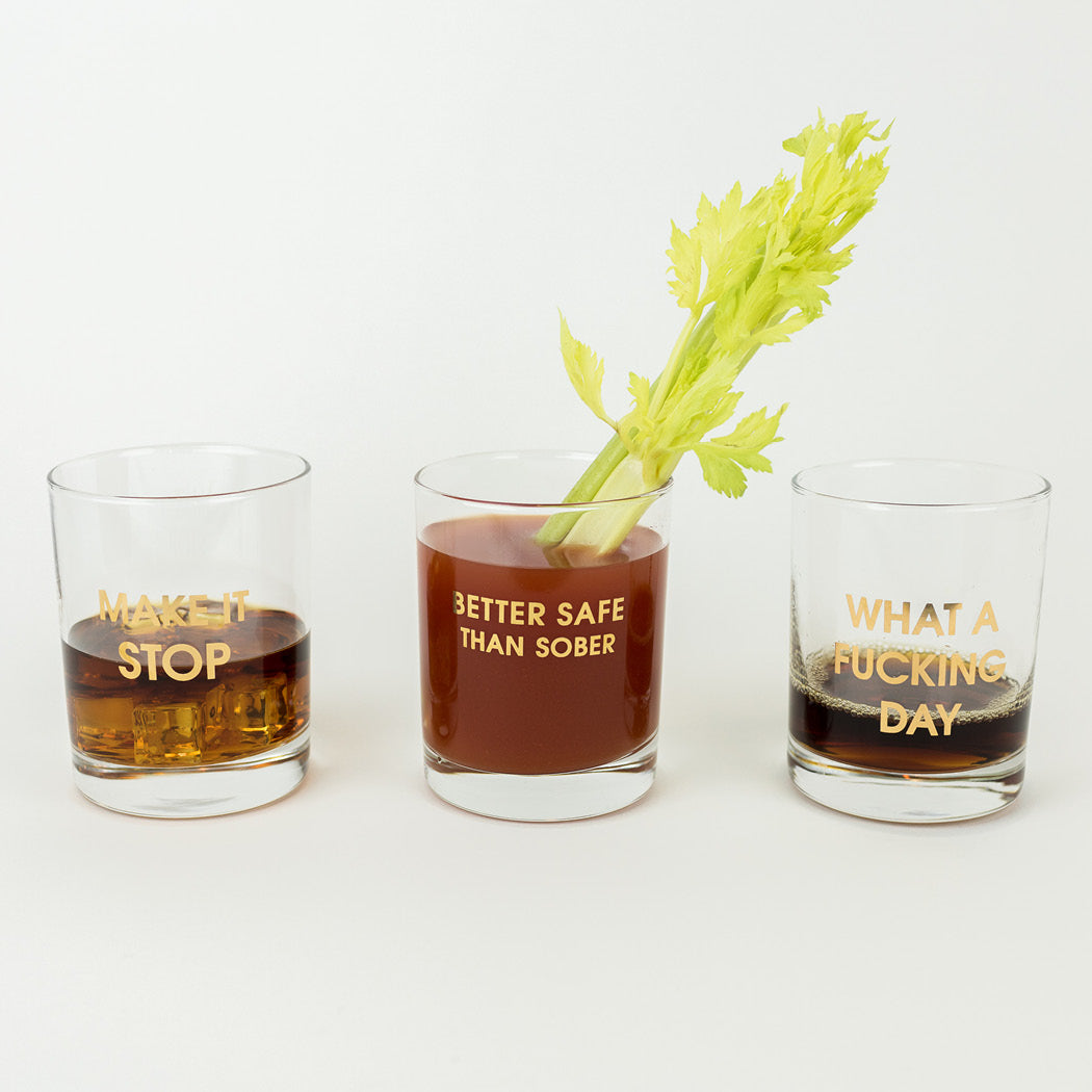 Make It Stop - Rocks Glass