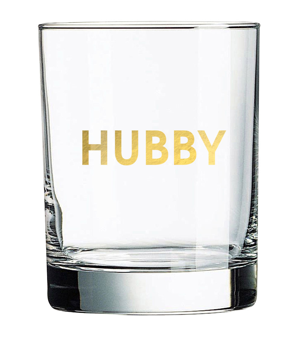 Hubby - Rocks Glass (Slight Imperfections)
