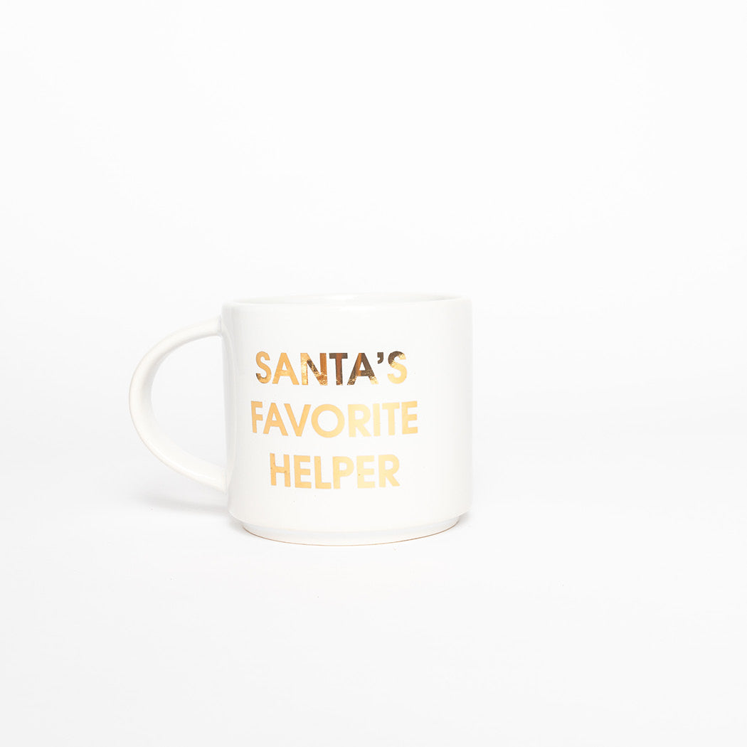 Santa's Favorite Helper Holiday Coffee Mug by Chez Gagne