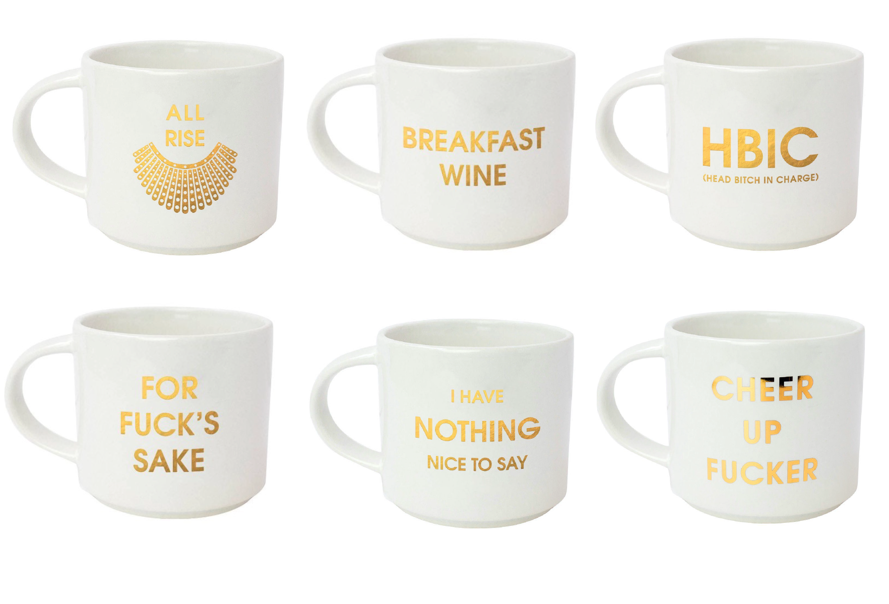 6 pack of Mugs - customize your pack (slightly imperfect)
