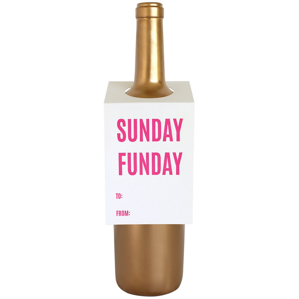 Sunday Funday Wine & Spirit Tag