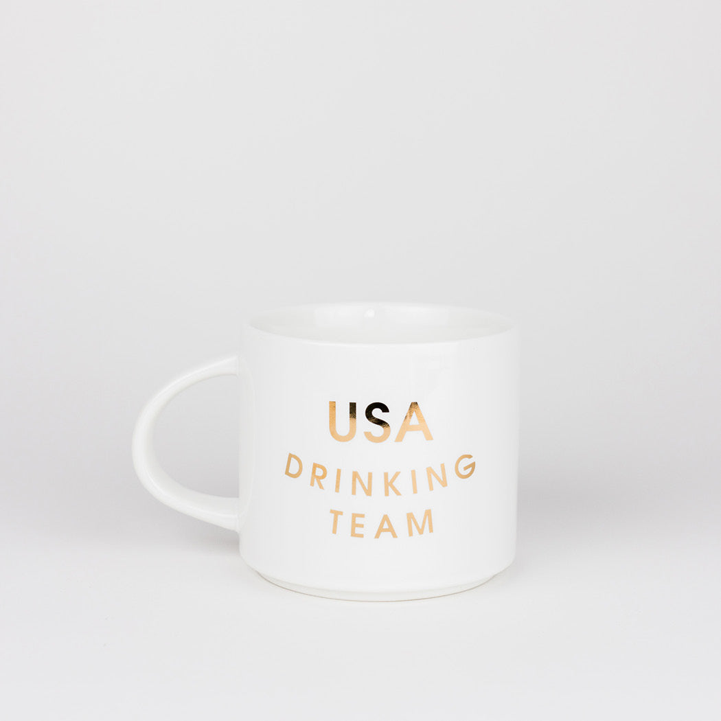 USA Drinking Team Coffee Mug by Chez Gagne