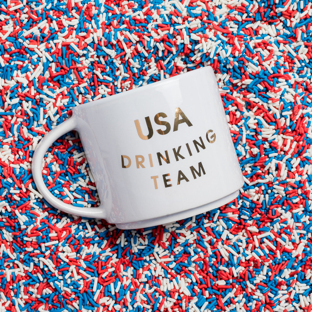 USA Drinking Team Coffee Mug by Chez Gagne