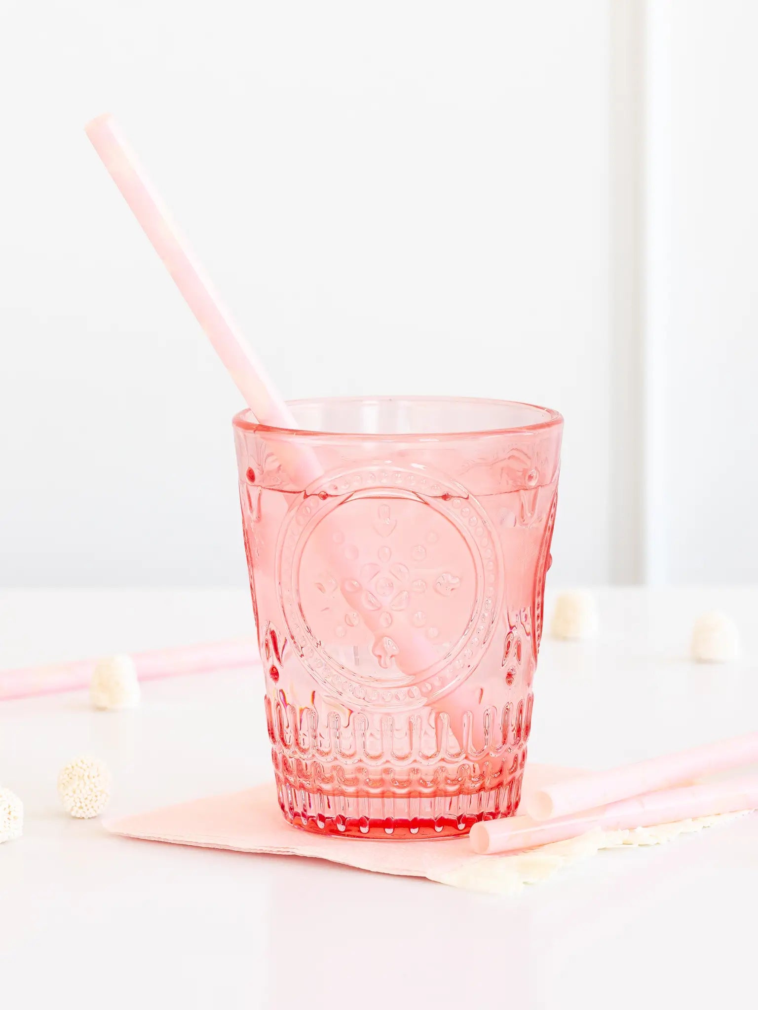 Baby Pink Reuseable Straws by My Mind's Eye. Pink Straws perfect for baby shower or wedding shower. Pretty for girls baby shower. Bachelorette Party straws. Baby Shower Straws. Wedding Shower Straws
