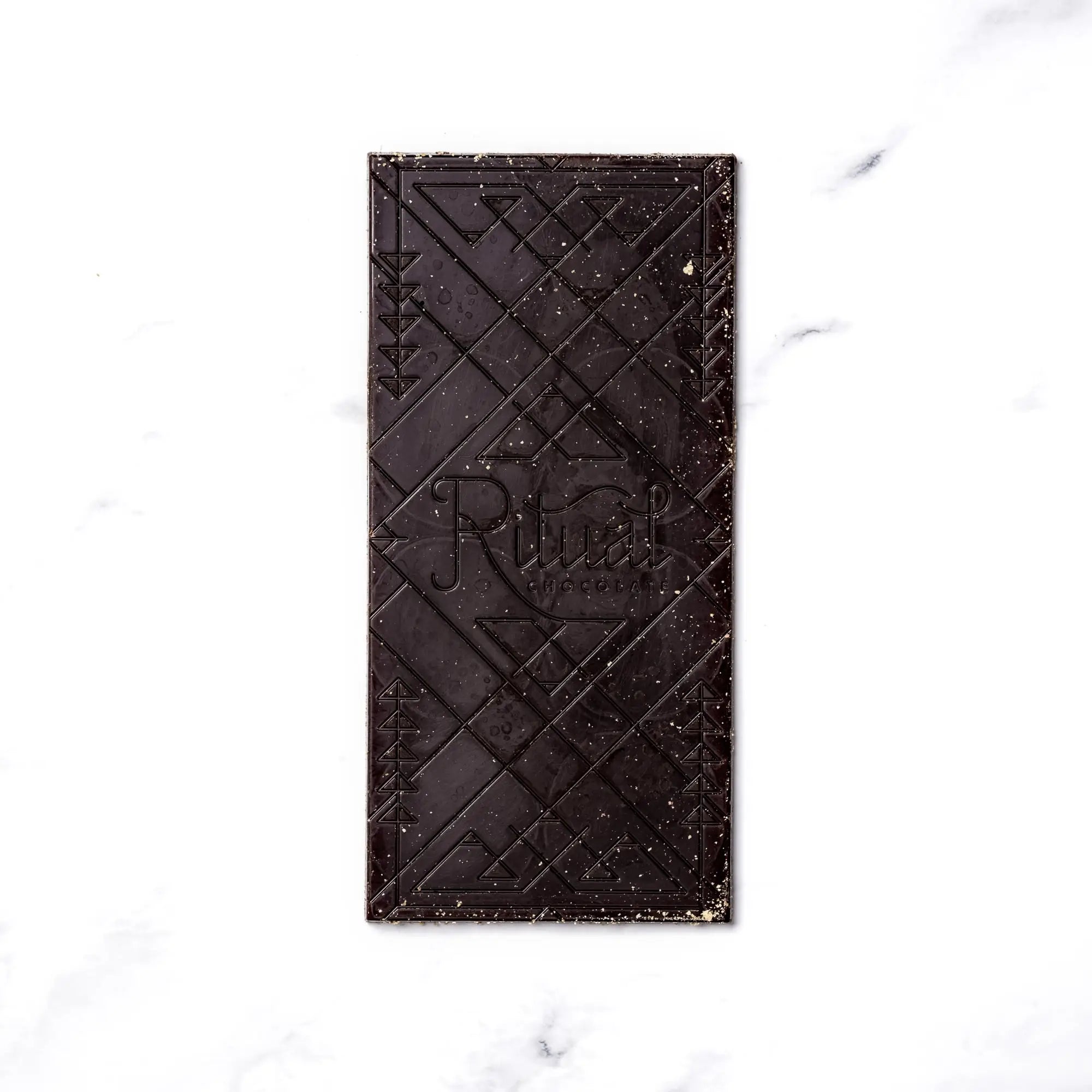 S'mores Bar 70% Chocolate by Ritual Chocolates. Graham Cracker and Caramelized Sugar Dark Chocolate Bar. Organic Chocolate.